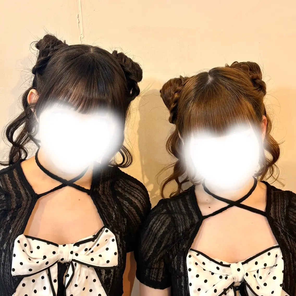 ロング ヘアアレンジ ヘアセット ゆ ののヘアスタイル