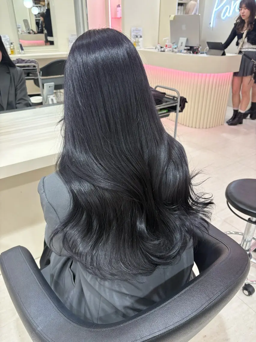 ミディアム カラー ヘアアレンジ 💟RINNA 艶カラー💟のヘアスタイル