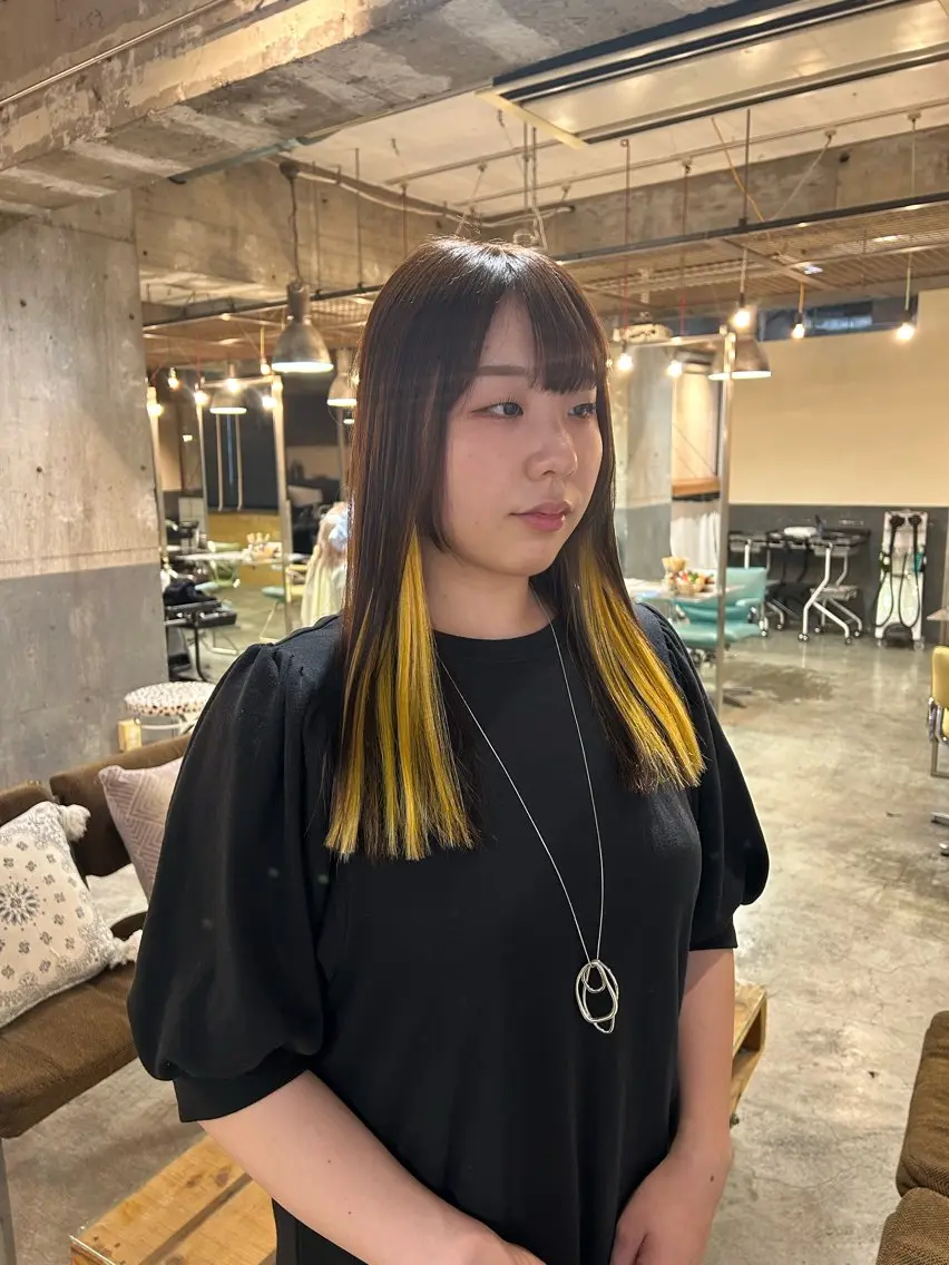 ミディアム カラー ブラウンカラー エクステ エクステ 海外レイヤー /NAGISAのヘアスタイル