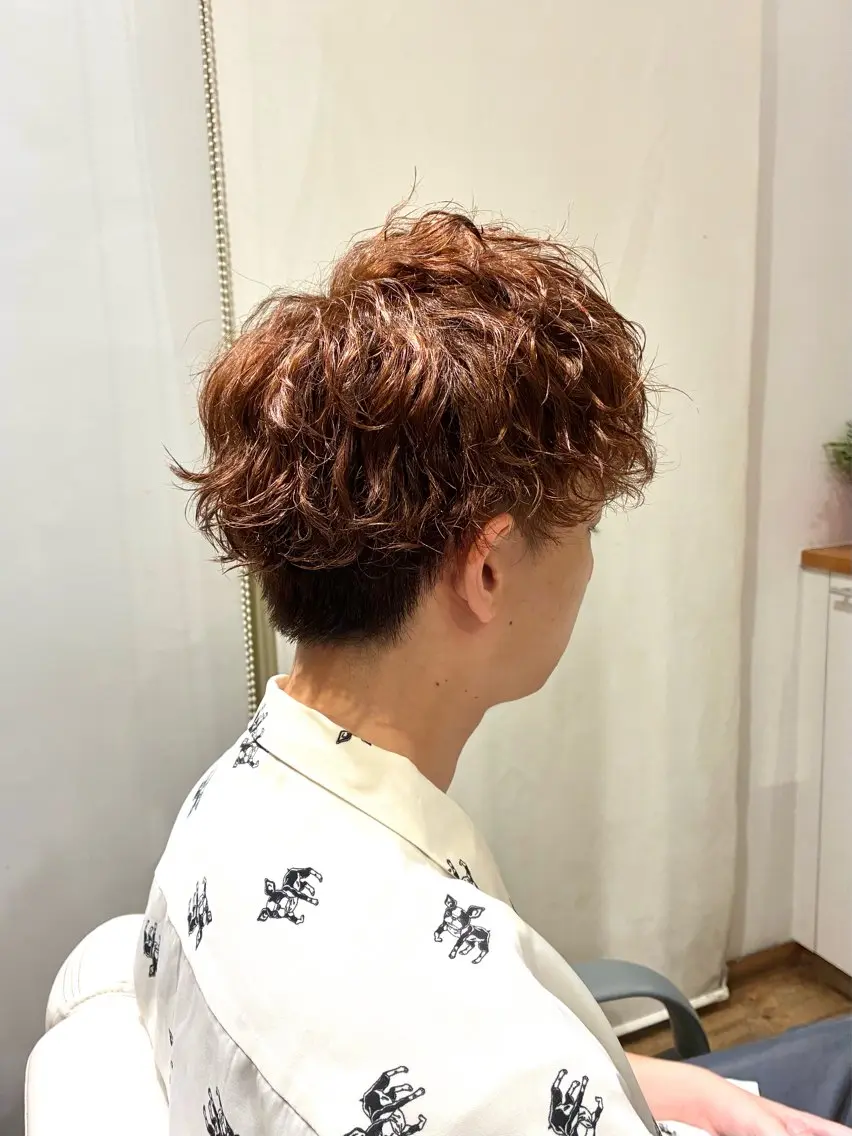 パーマ メンズ カット パーマ 友永 風歌のヘアスタイル