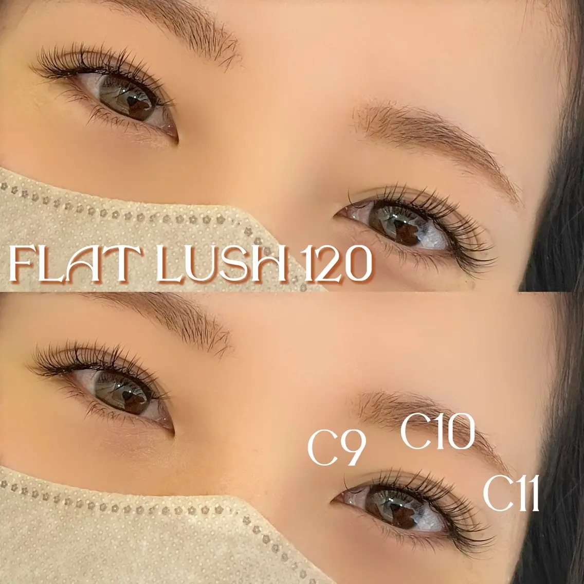 マツエク・マツパ マツエク luosiluqe Naha Momoのマツエク・マツパデザイン