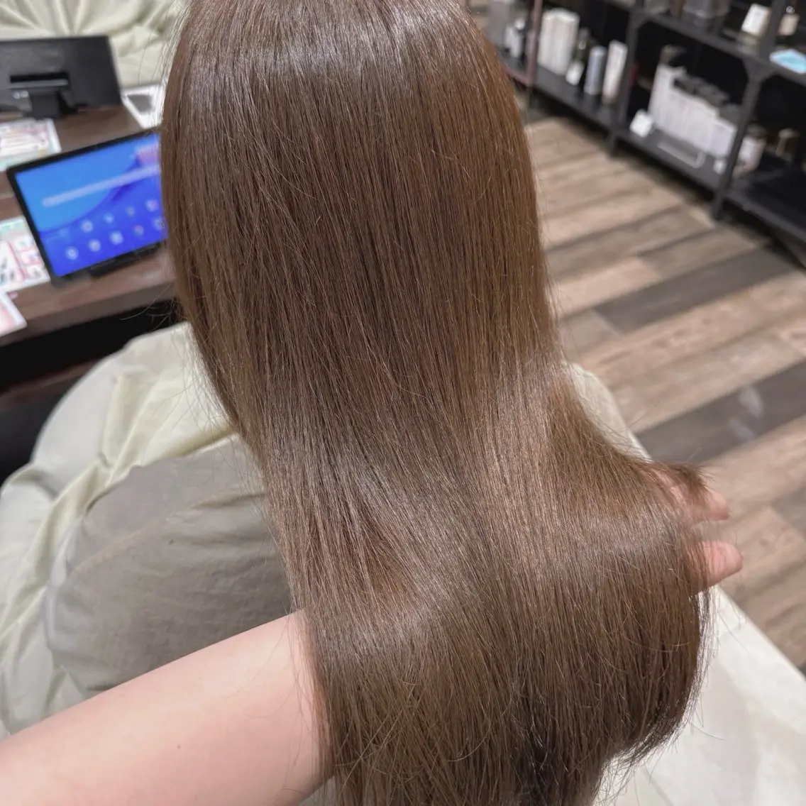 カラー ベージュカラー ヘーゼル sakura/ 透明感カラー🫧のヘアスタイル