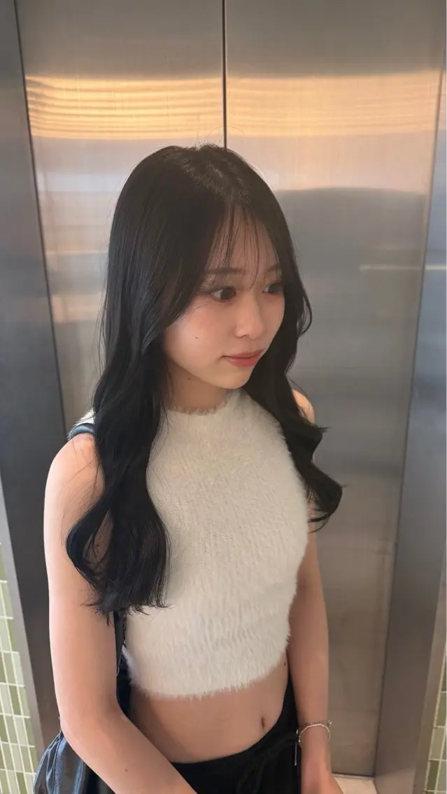 ロング RUKA👱🏻 メンズカットパーマのヘアスタイル