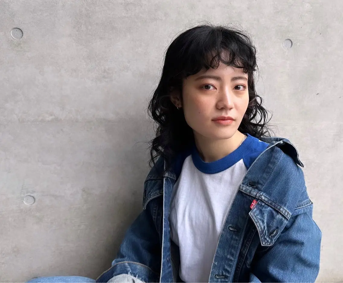 セミロング パーマ 高橋 かなのヘアスタイル
