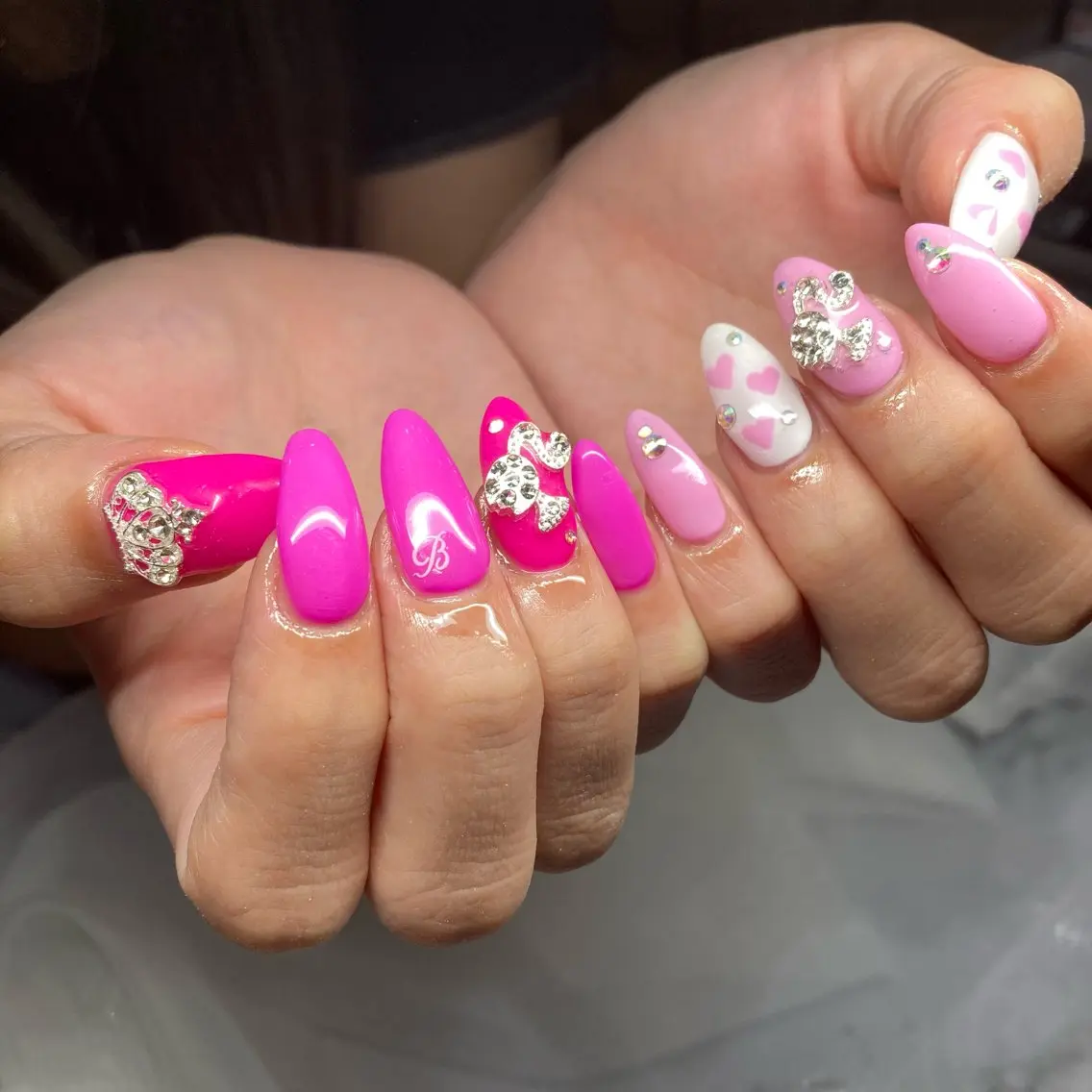 ネイル 長さ出し 持ち込み ニュアンスネイル ワンカラーネイル ハンドネイル Gracias. rieのネイルデザイン