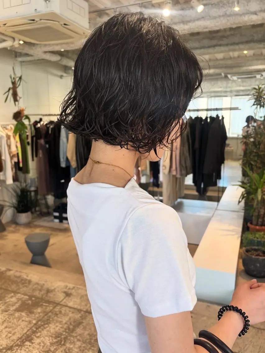 ショート パーマ カット パーマ ANY／SUE 千葉パーマのヘアスタイル
