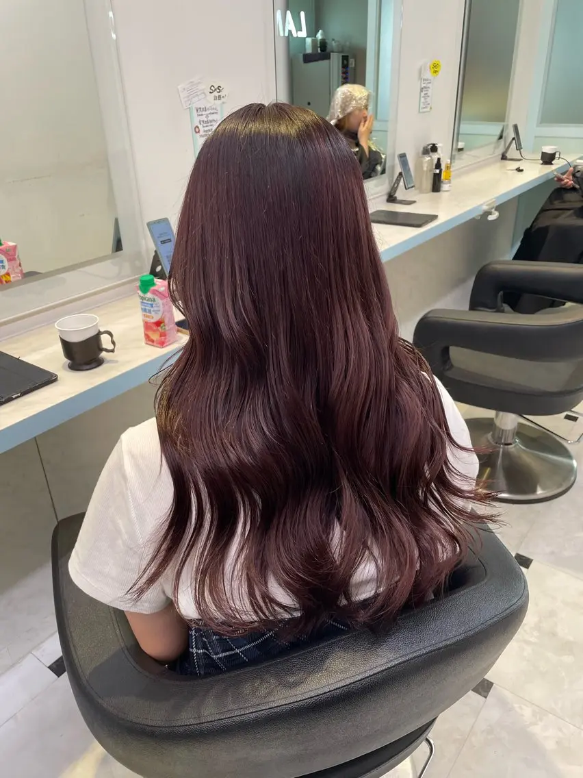 ロング カラー 🇰🇷韓流暖色ヘア 🍒saaya🍒のヘアスタイル