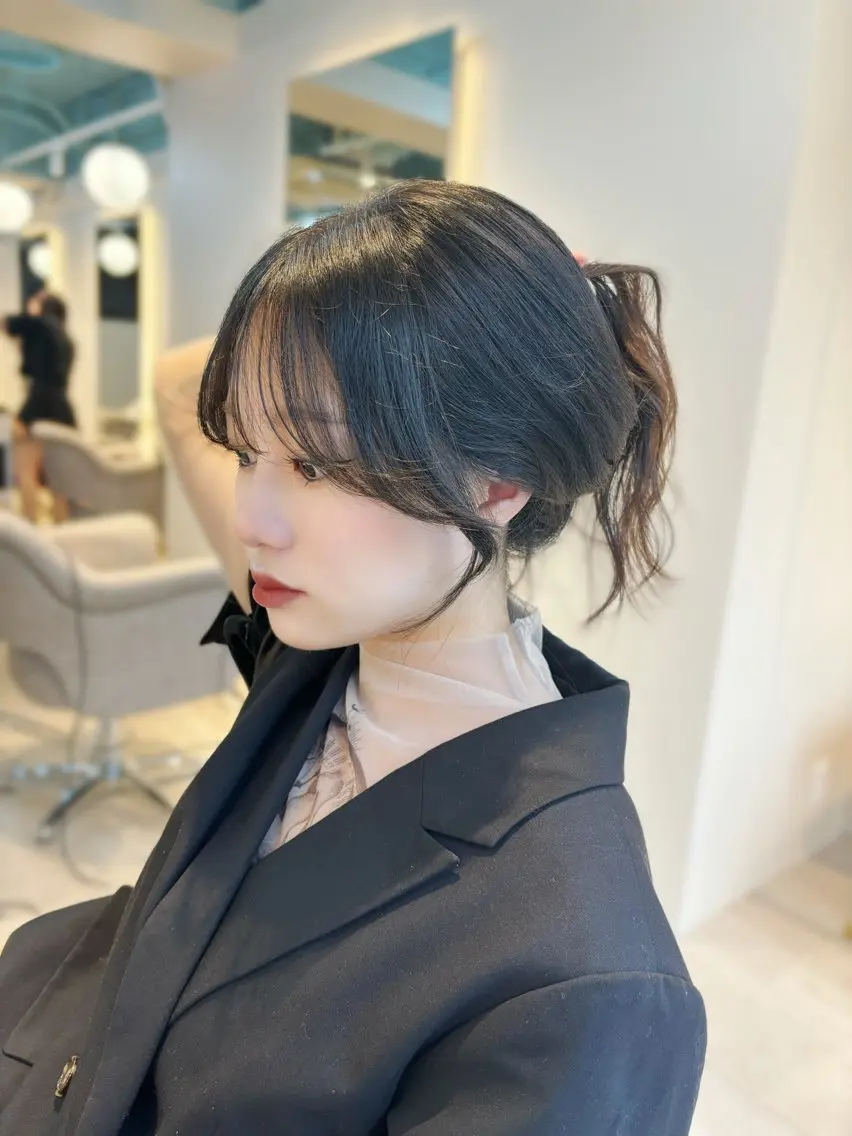 ロング カット ヘアカラー 優李 ゆうり‪のヘアスタイル