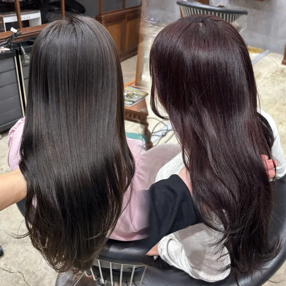 ロング カラー 美髪矯正×レイヤー 松田空優哉のヘアスタイル