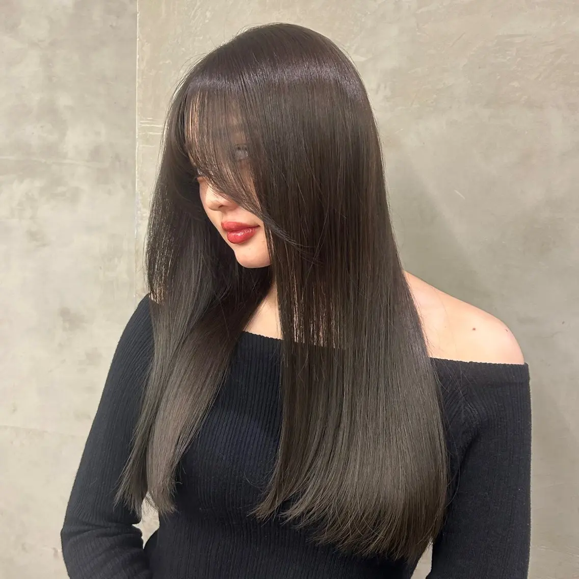 ロング カラー パーマ くせ毛 縮毛矯正 トリートメント カット ヘアカラー 縮毛矯正 トリートメント 🌼髪質改善/透明感 艶髪タケドミのヘアスタイル