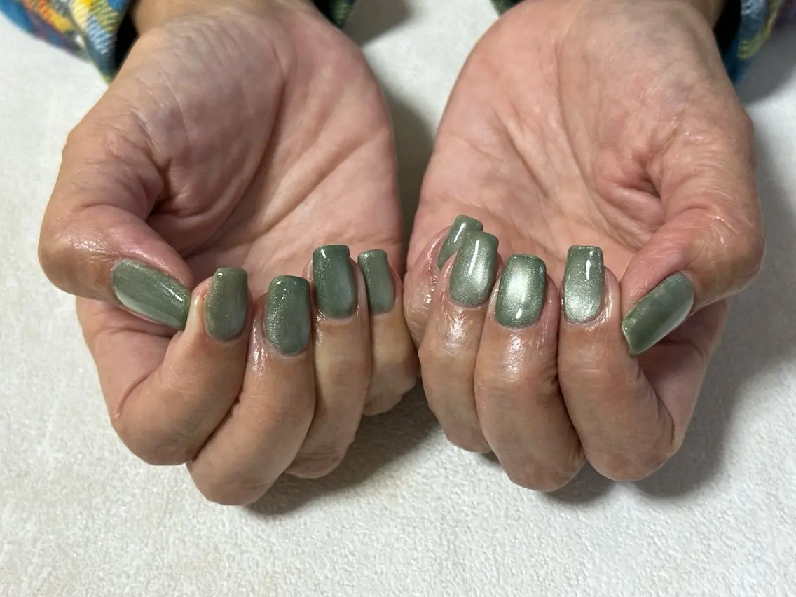 ネイル オーロラネイル 桜ネイル フラワーネイル フットネイル フレンチネイル ハンドネイル mogunail &blowのネイルデザイン