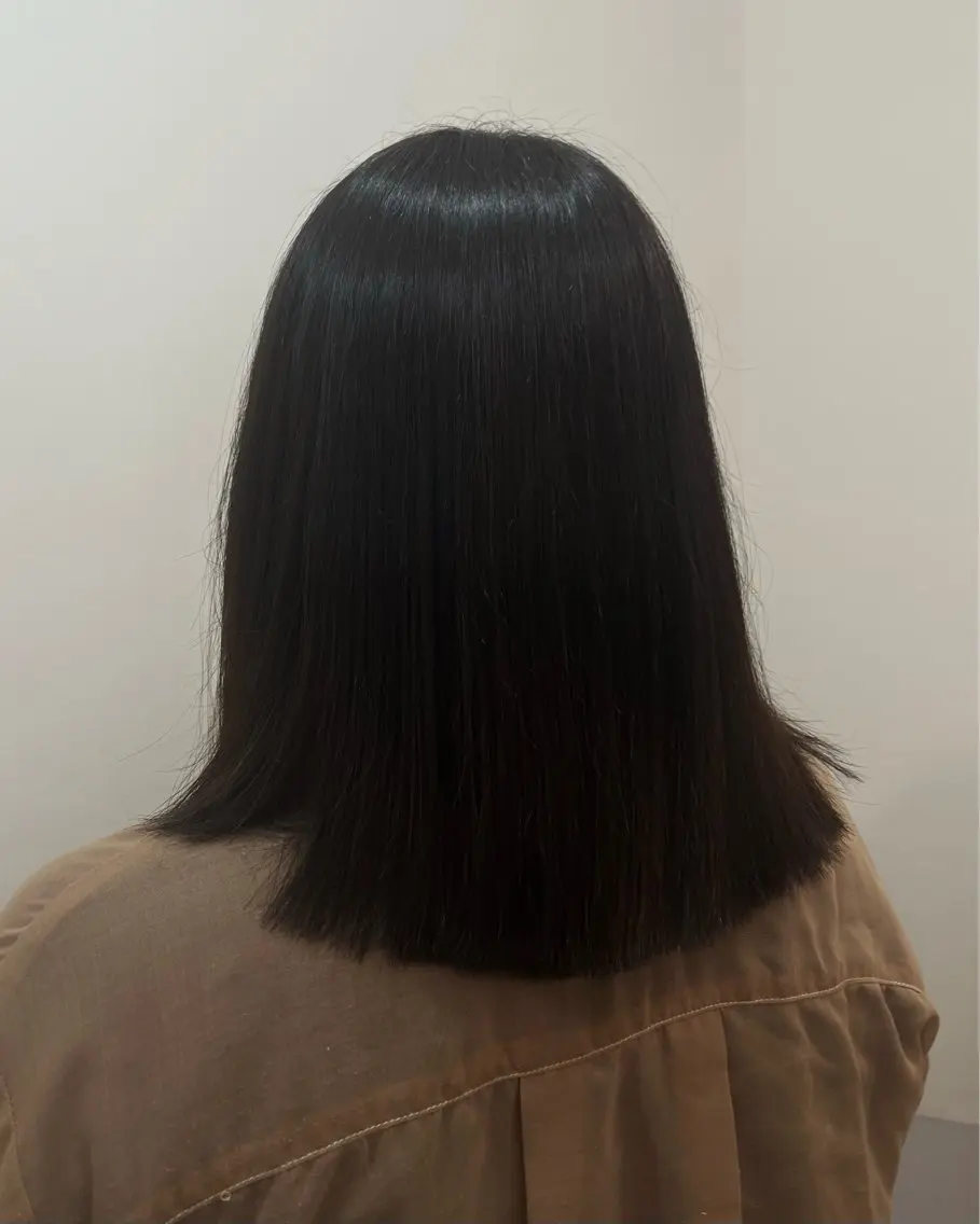 ミディアム カラー ボブレイヤー ブリーチ ブラウンカラー 透明感カラー ダークブラウン カット ヘアカラー トリートメント sayuri /大阪・心斎橋美容師のヘアスタイル
