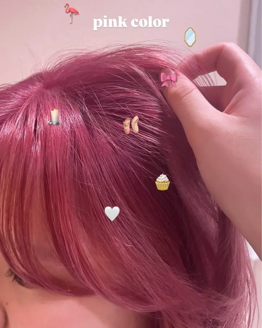 ロング カラー ブリーチ ピンクカラー 🌟似合わせショート No.1🌟ホノのヘアスタイル