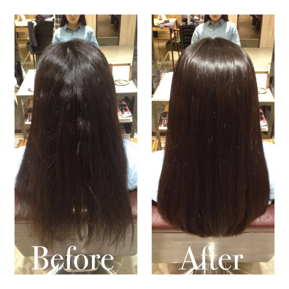 セミロング ロング パーマ アオガミ （前髪顔周りカット）のヘアスタイル