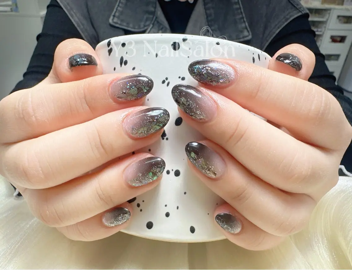 ネイル チークネイル フットネイル ジェルネイル 韓国ネイル マグネットネイル ハンドネイル Y3 NailSalonのネイルデザイン