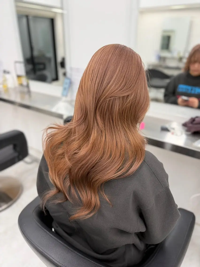 ロング カラー ヘアアレンジ ヘアカラー トリートメント ヘアセット 透明感カラー🎀艶髪 Anju/渋谷🎀のヘアスタイル