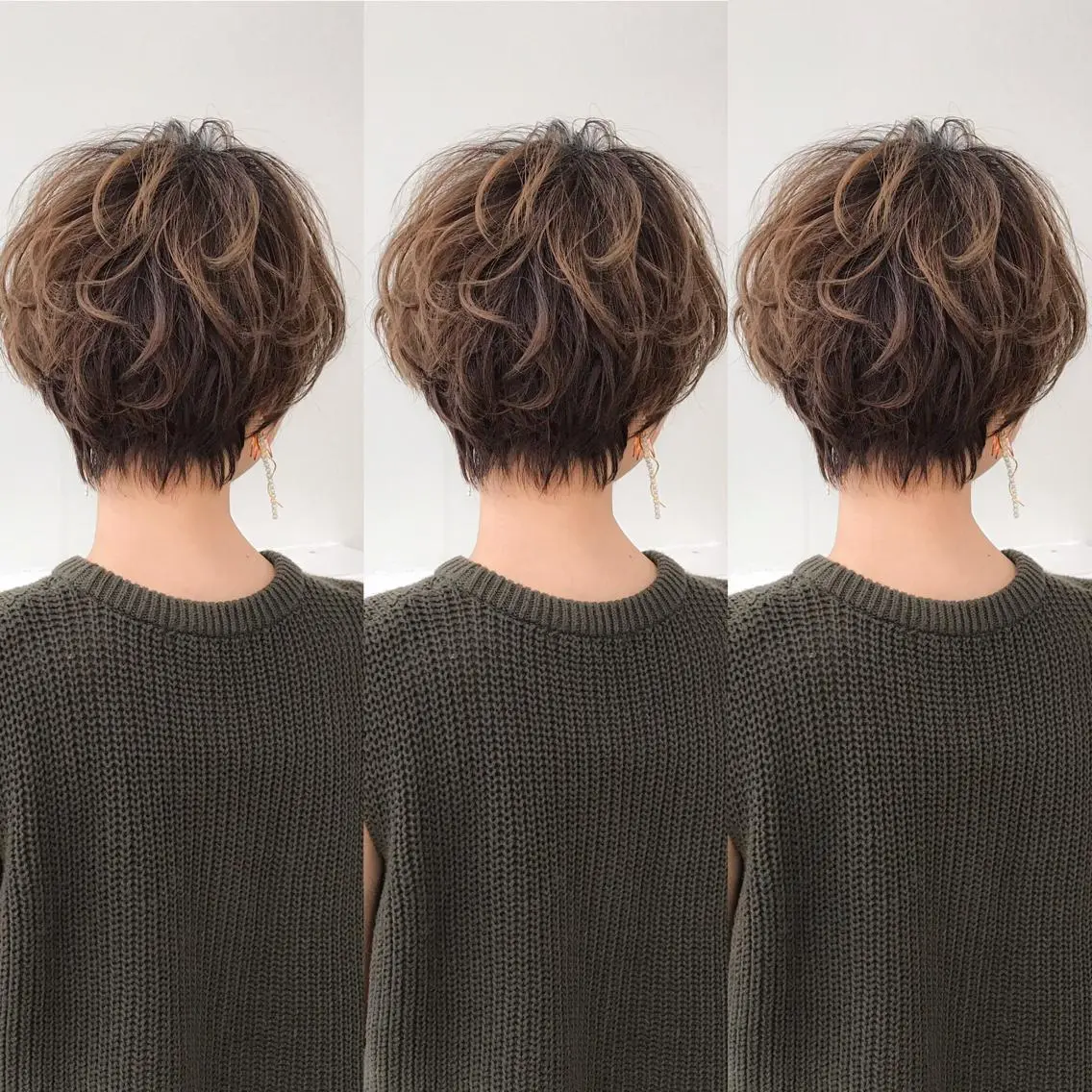 ショート 艶カラー/フェイス レイヤー/たむのヘアスタイル