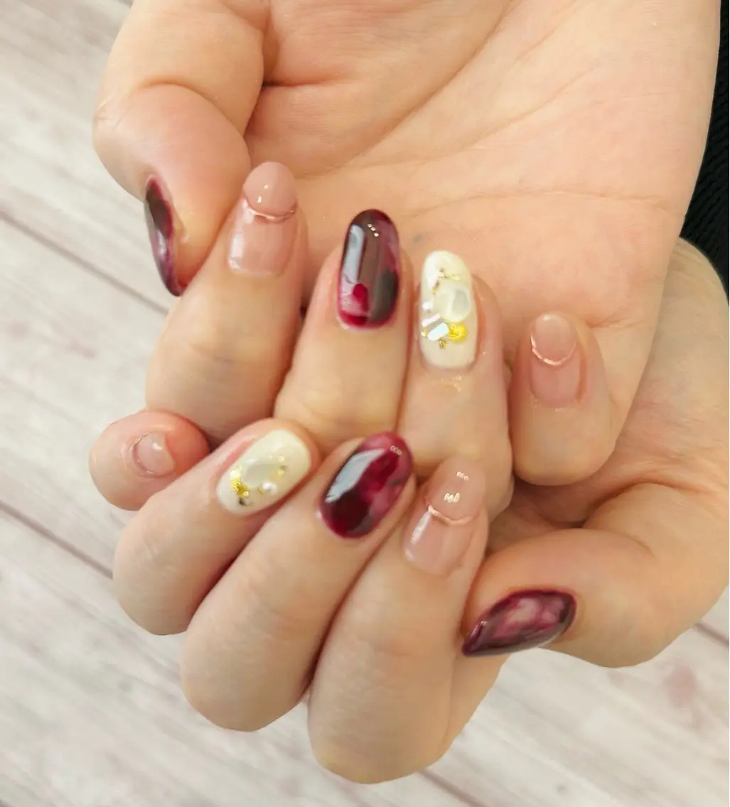 ネイル ハンドネイル MYu Beauty Salon YURIのネイルデザイン