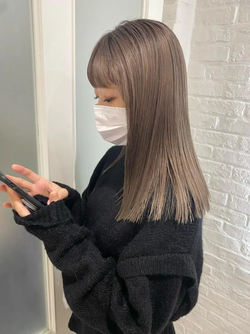 【ブリーチ毛でも艶髪に】カット+サブリミックトリートメントの写真