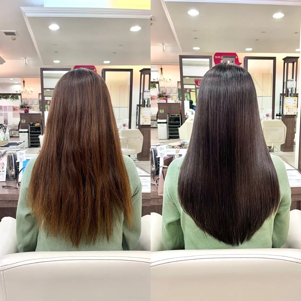 ロング カット ヘアカラー 縮毛矯正 トリートメント ✨髪質改善・縮毛矯正 専門美容室マーベルのヘアスタイル