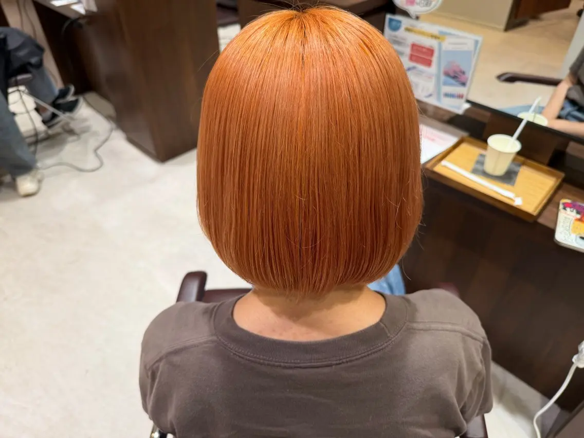 ショート 艶カラー/暖色🌺✨ /mariのヘアスタイル