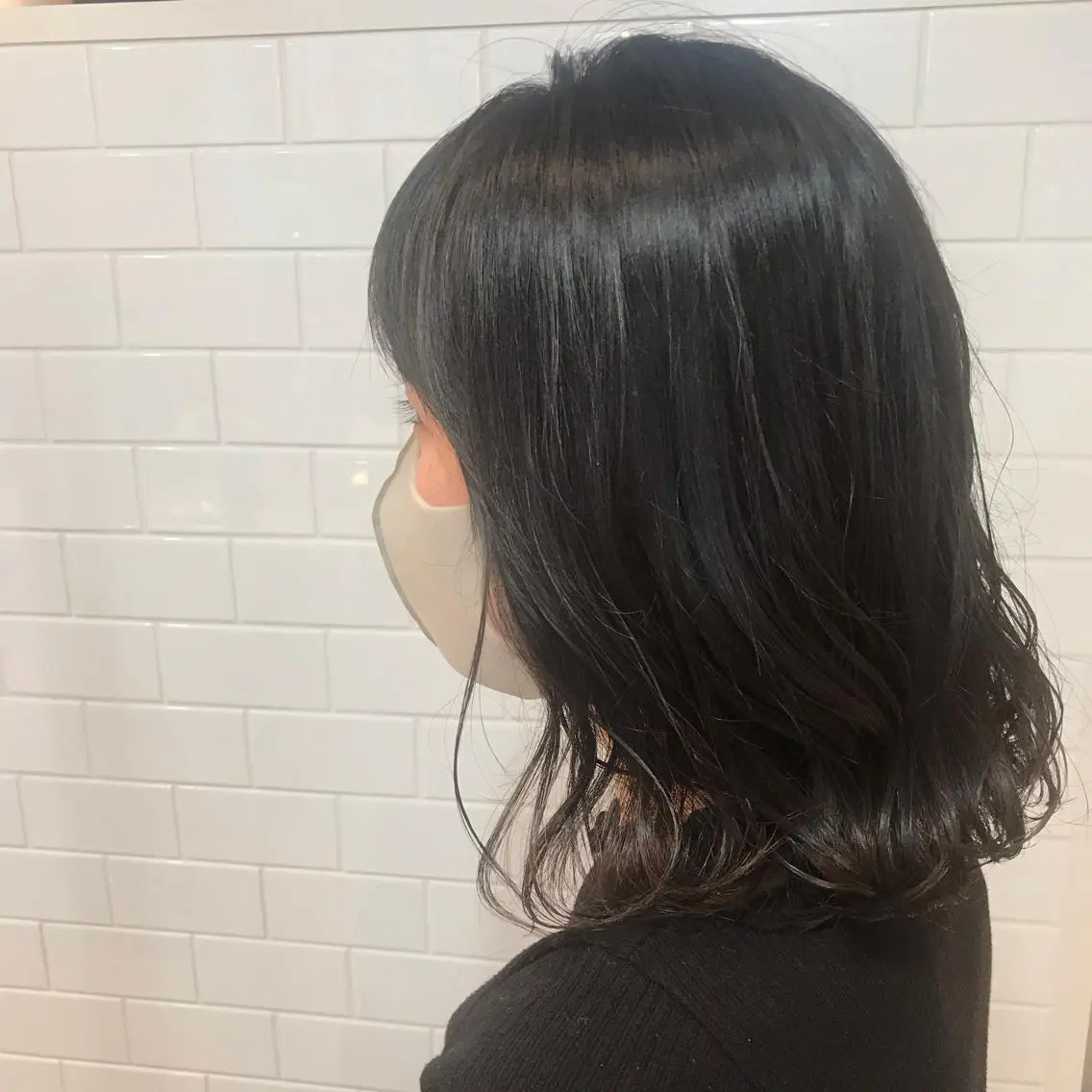セミロング カット トリートメント しのはら まどかのヘアスタイル