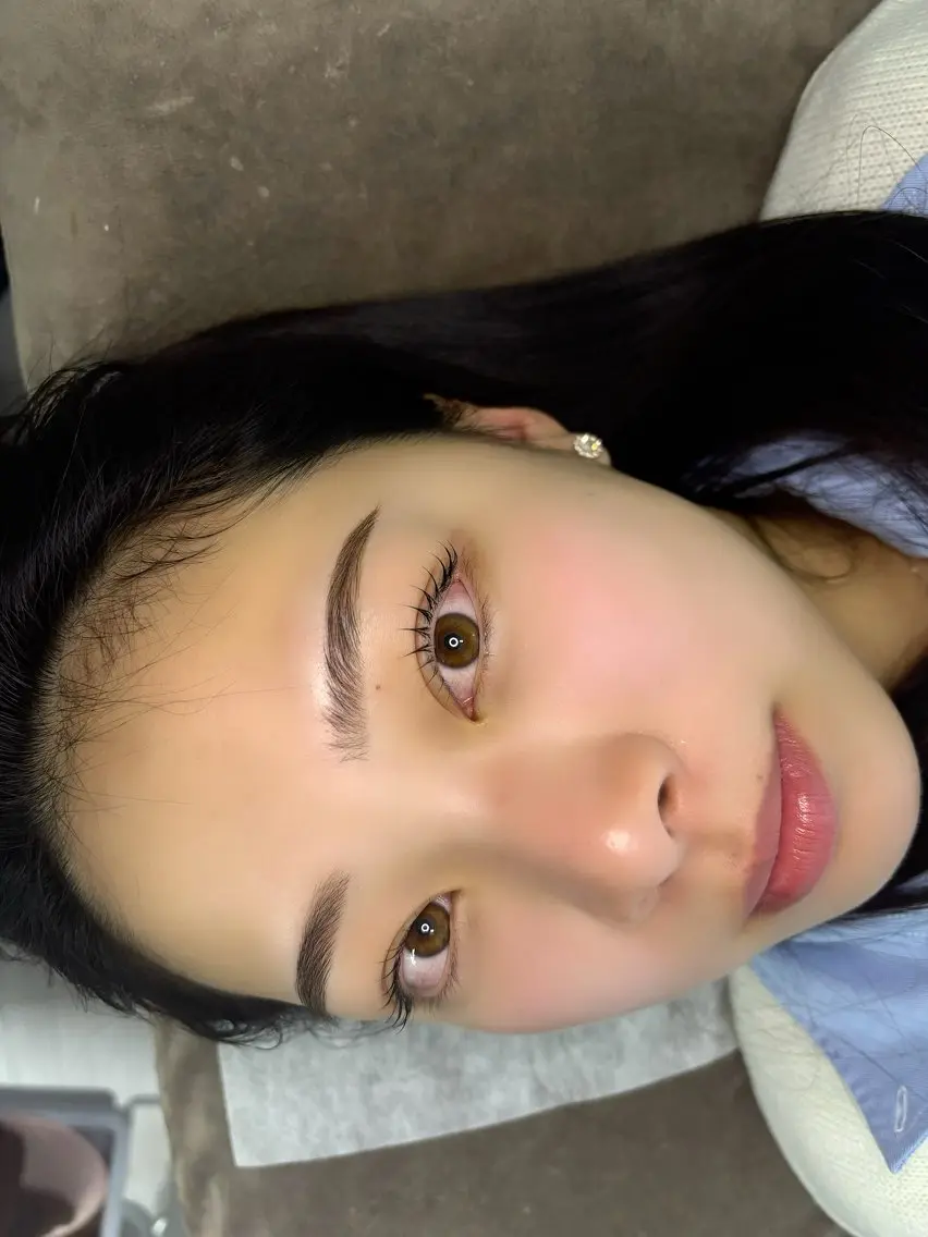 ✨WAX+まつげパーマorパリジェンヌ(間引きカット無し)✨ お仕上げコーティング付きの写真
