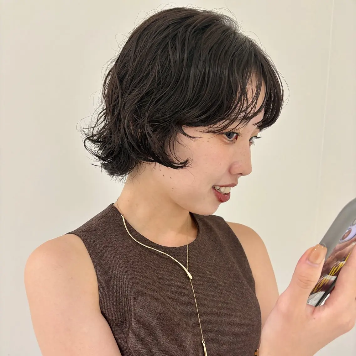 ショート パーマ ボブ ニュアンスパーマ カット パーマ ヘアセット 🌿ショート🌿 パーマ🌿淳平のヘアスタイル