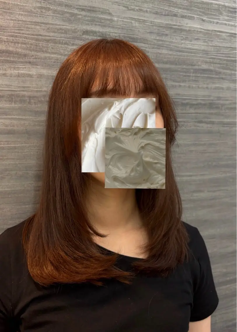 ミディアム ュィ/ 似合わせカットのヘアスタイル