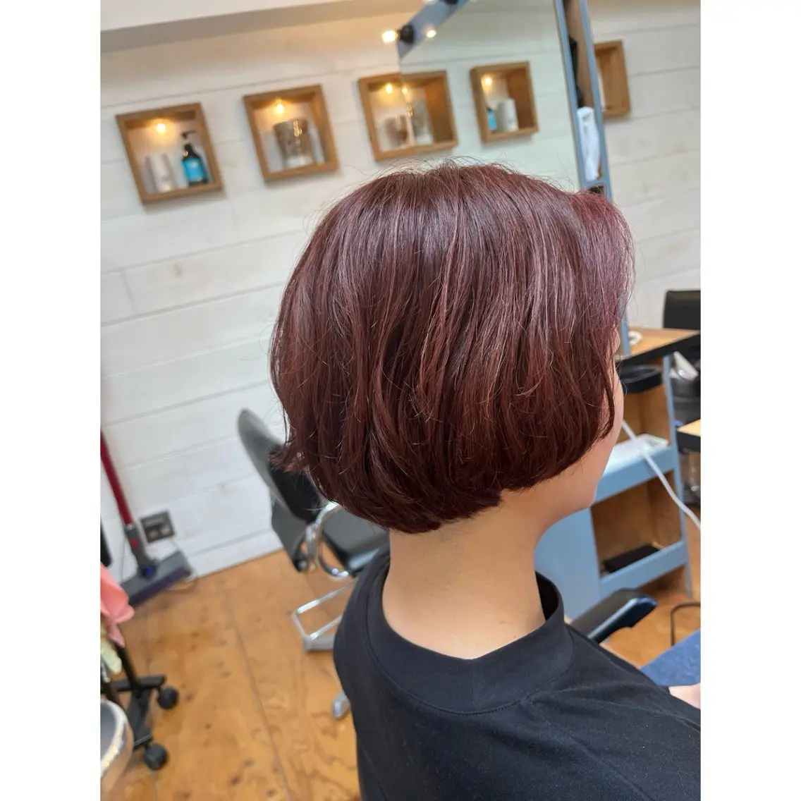 ショート カラー ショートヘア カット ヘアカラー トリートメント Lagom なかだのヘアスタイル