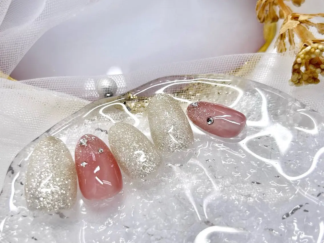 ネイル アートネイル ジェルネイル マグネットネイル ニュアンスネイル パラジェル Nail Neige🐈🌙のネイルデザイン