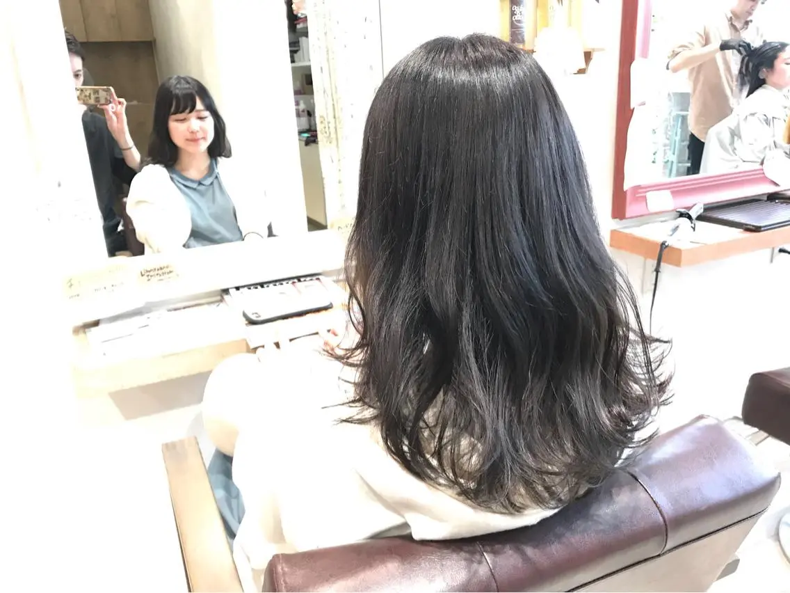 ミディアム カラー イルミナカラー メンズ指名多数!! 田島史也のヘアスタイル