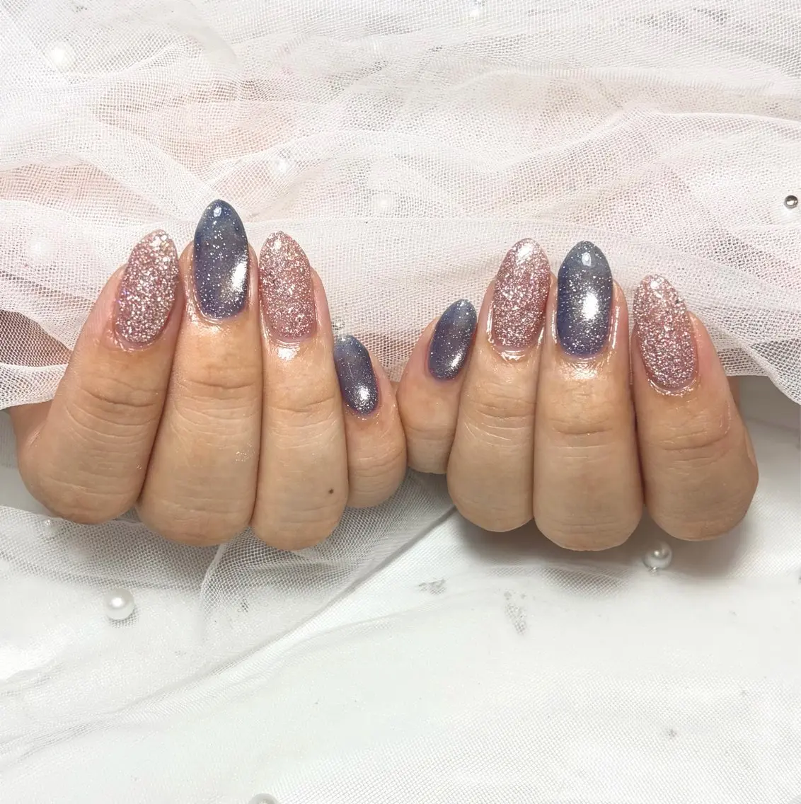 ネイル フラッシュネイル マグネットネイル Salon Bear Chiiのネイルデザイン