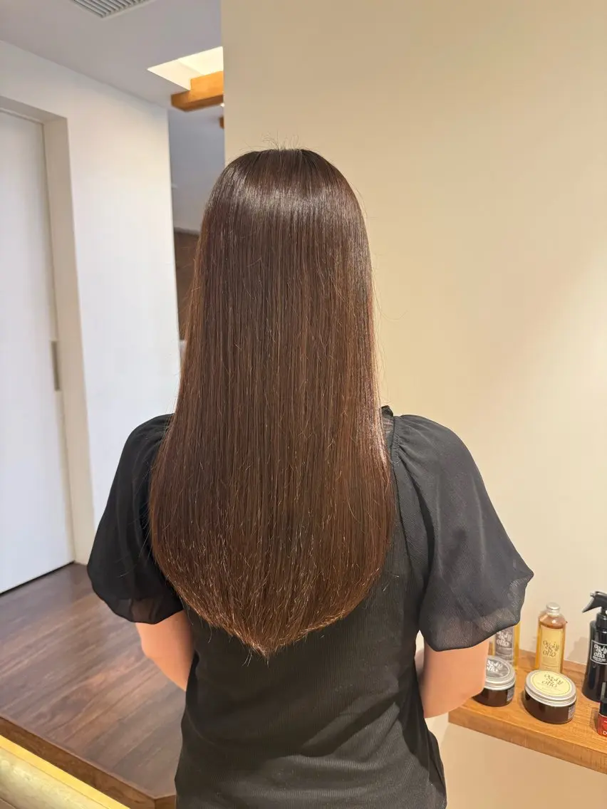 セミロング ヘアカラー トリートメント ヘッドスパ パーマ無料モデル様 募集中💖ゆりのヘアスタイル