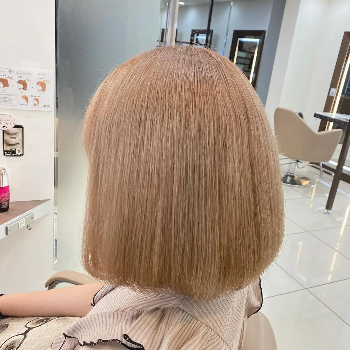 ショート カラー シールエクステ✨️韓 国羽エクステ🪽和希のヘアスタイル