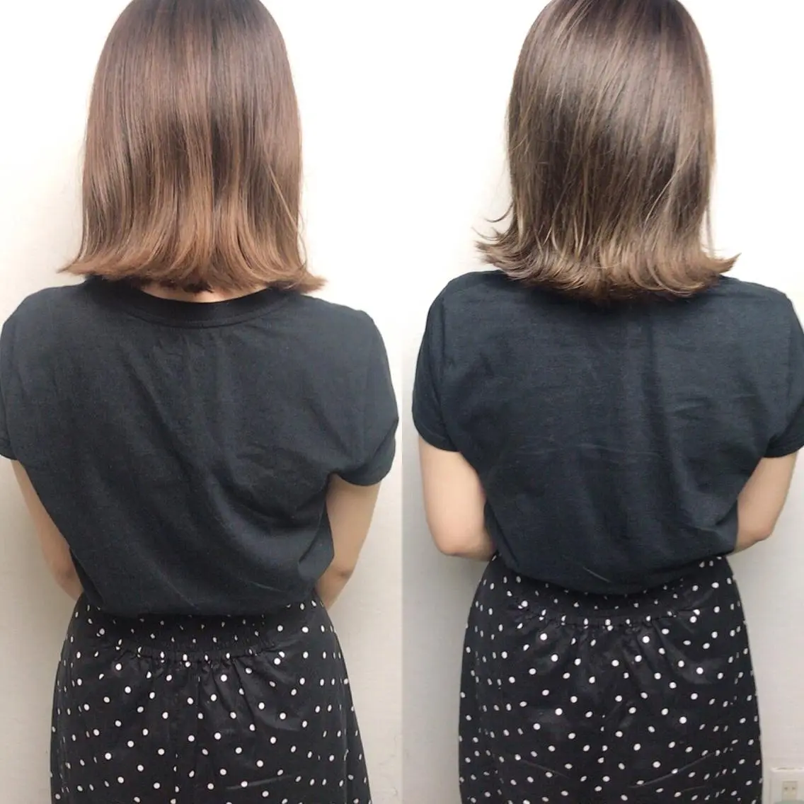 ショート カラー ヘアアレンジ オレンジ 岩田菜央 《武蔵小杉》のヘアスタイル