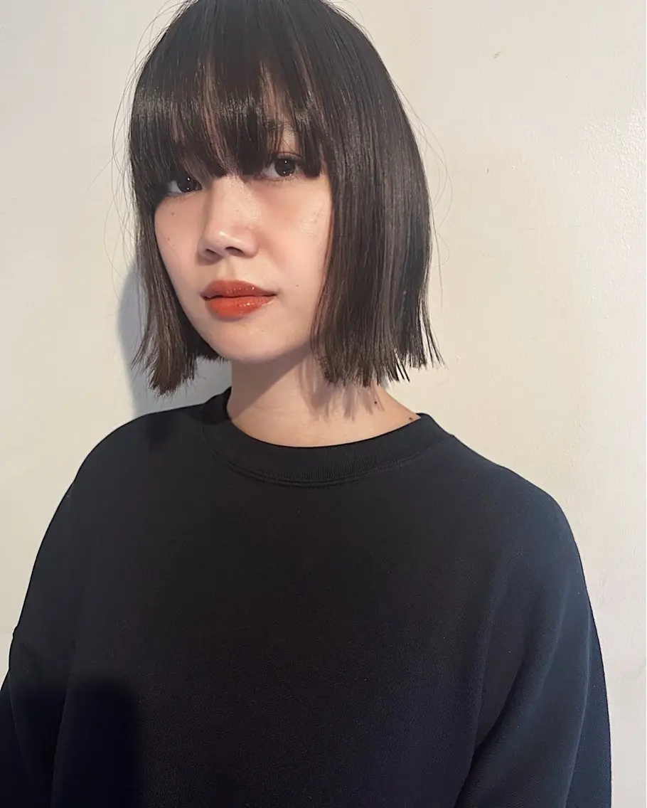 ショート ボブ/透明感カラー Fukaのヘアスタイル