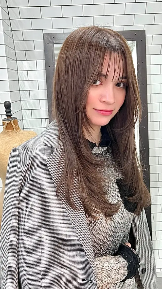 ロング レイヤーカット Maison HARU宮本 楓のヘアスタイル