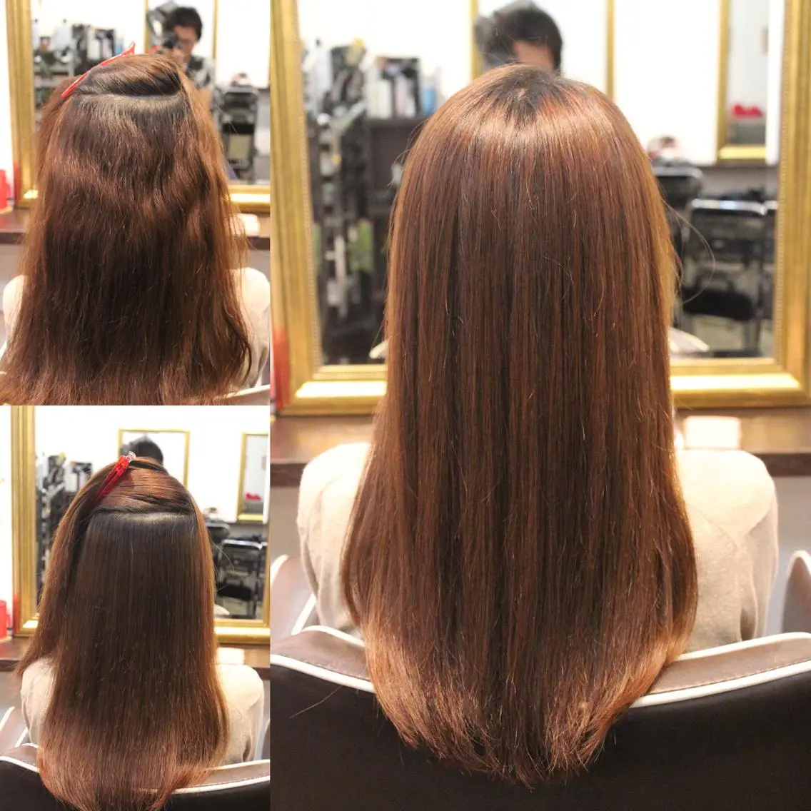 セミロング 縮毛矯正 田口 信雄のヘアスタイル