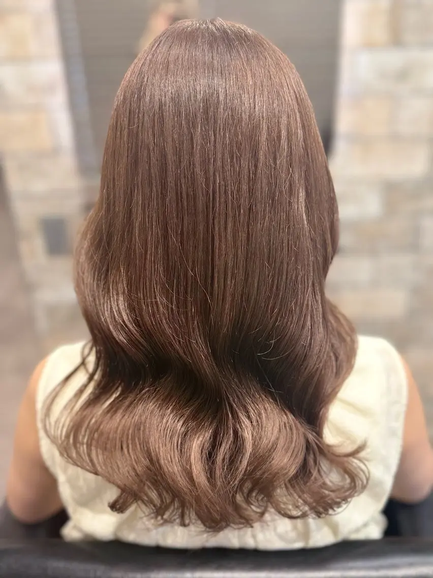 セミロング カット ヘアカラー トリートメント Fan.ray店長 🌈 HIBIKIのヘアスタイル