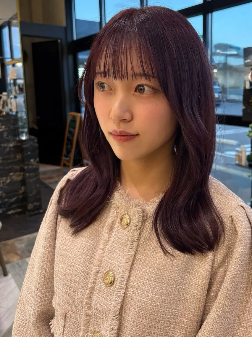 【ミニモ限定一推し】⭐️艶×透明感×スタイルチェンジ⭐️究極のイメチェンカラー#ハイライト#透明感#韓国#外国人風の写真