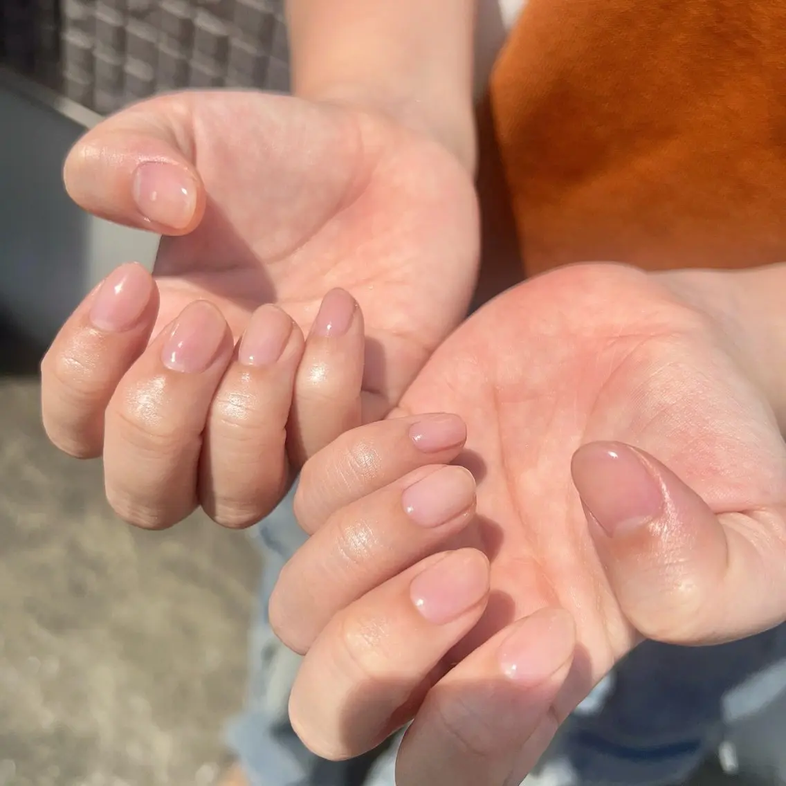 ネイル クリアネイル イエティ .のネイルデザイン