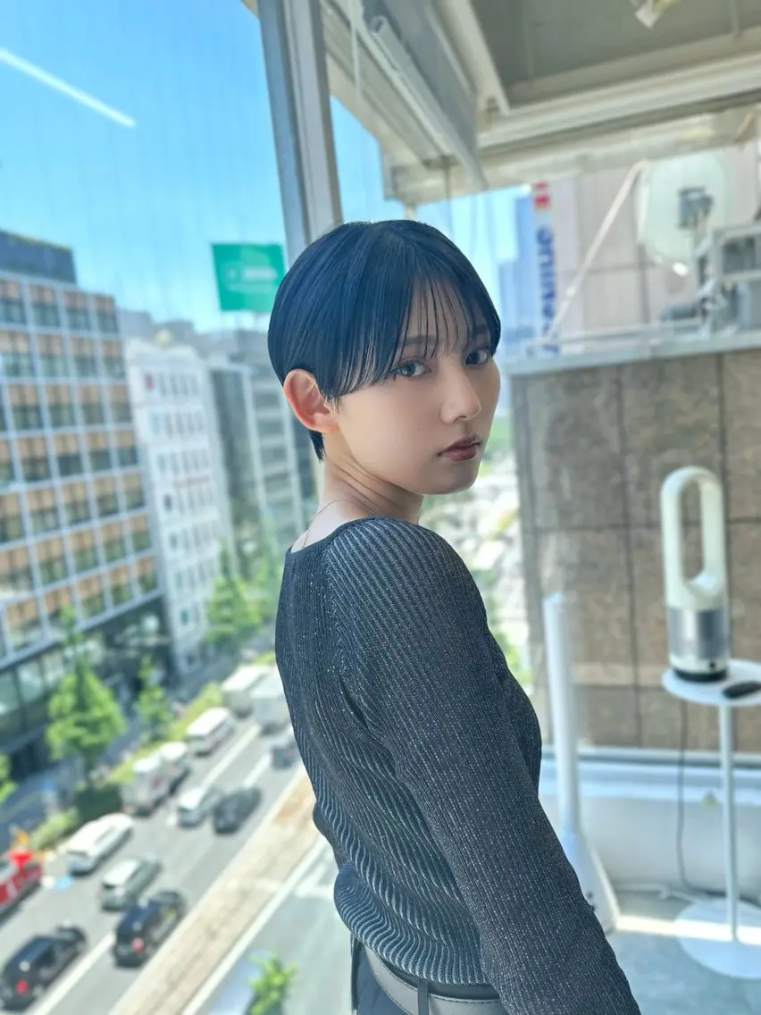 ショート カラー カット ヘアカラー トリートメント 女性が憧れる ショート/角田愛和のヘアスタイル
