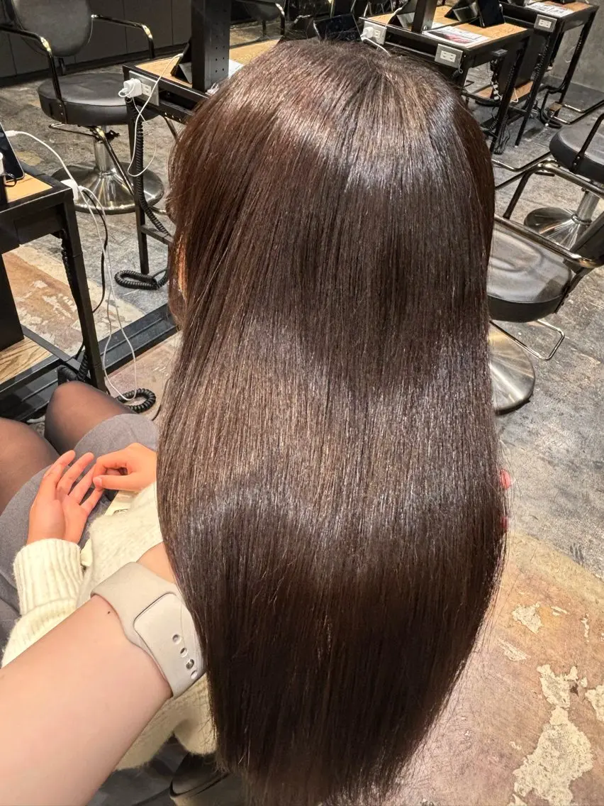 【⭐️ご新規様限定⭐️】透明感カラー➕髪質改善トリートメントの写真
