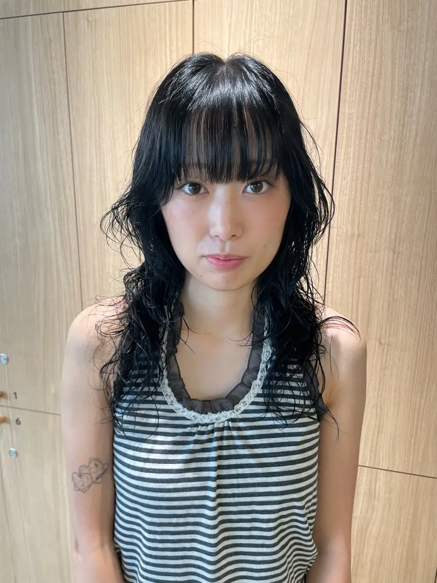 ロング カラー パーマ 🎀レイヤー/パーマ カラー/ai🎀のヘアスタイル