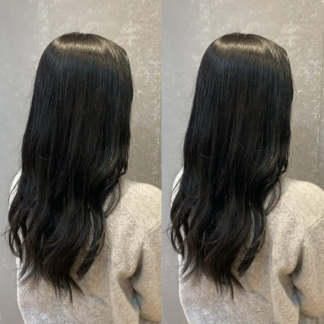 セミロング み うのヘアスタイル
