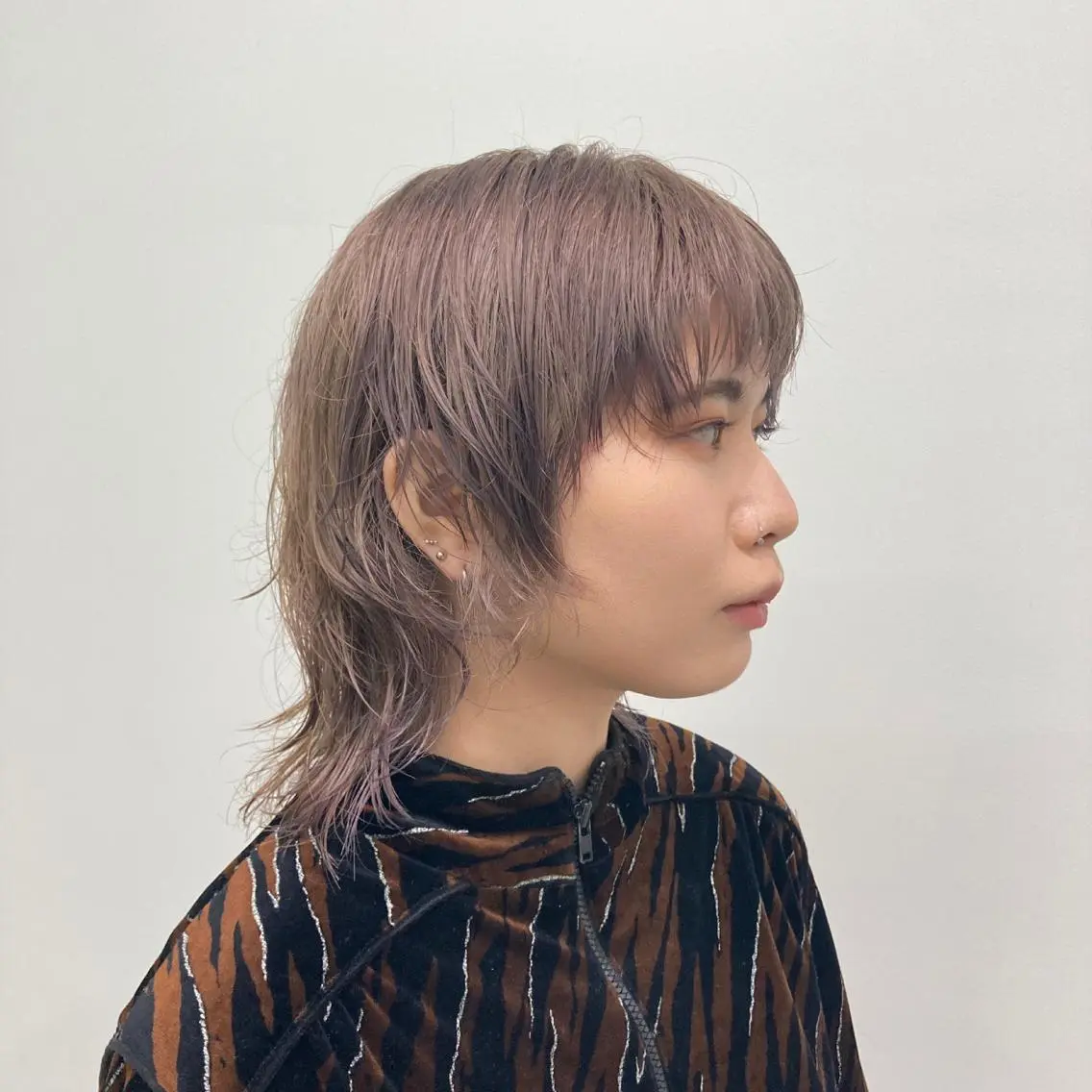 ミディアム カラー パーマ JUURI- Shionのヘアスタイル