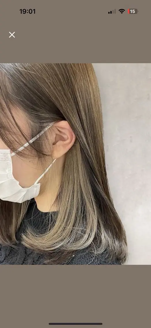 ミディアム カラー 髪質改善🫧 ミタセイヤのヘアスタイル