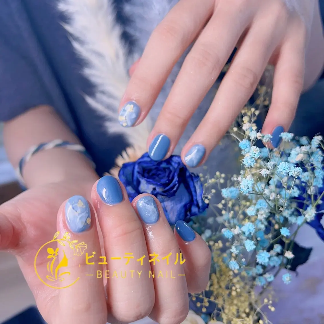ネイル 長さ出し ジェルネイル Moonstone Salonのネイルデザイン