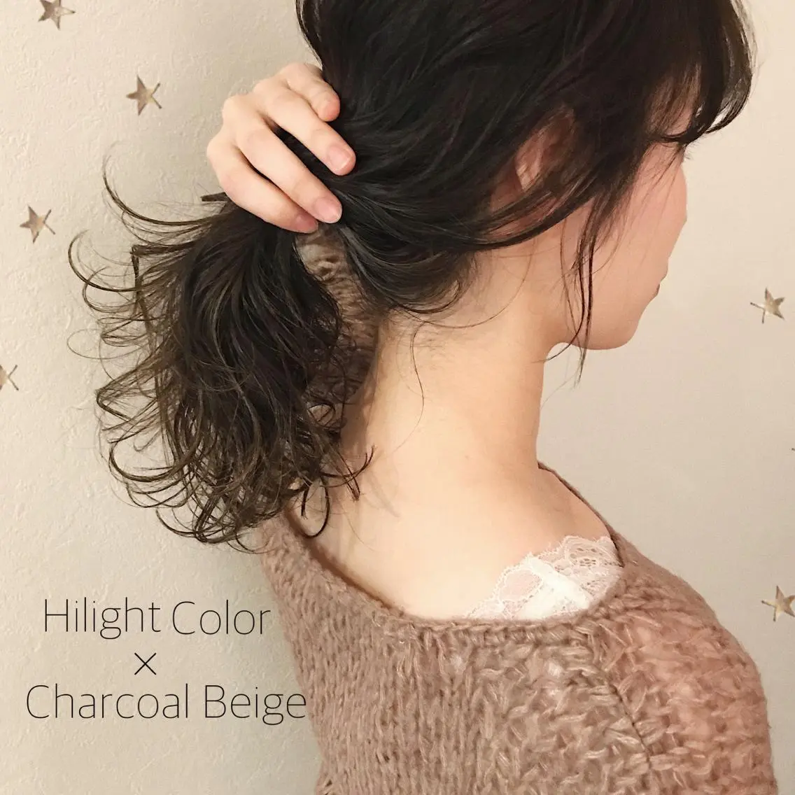 ミディアム カラー カット ヘアカラー 市川 千夏のヘアスタイル